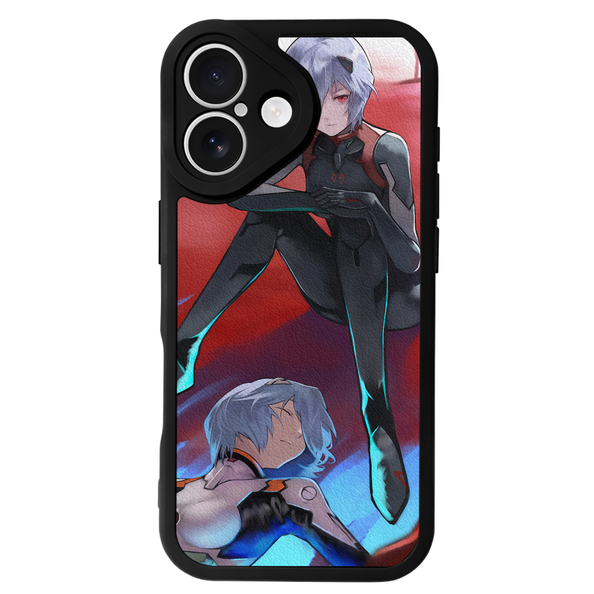 （画像用） EVA 新世紀エヴァンゲリオン 【iPhone 16シリーズ対応】シリコンスマホケース（レザー調） 材質：シリコン